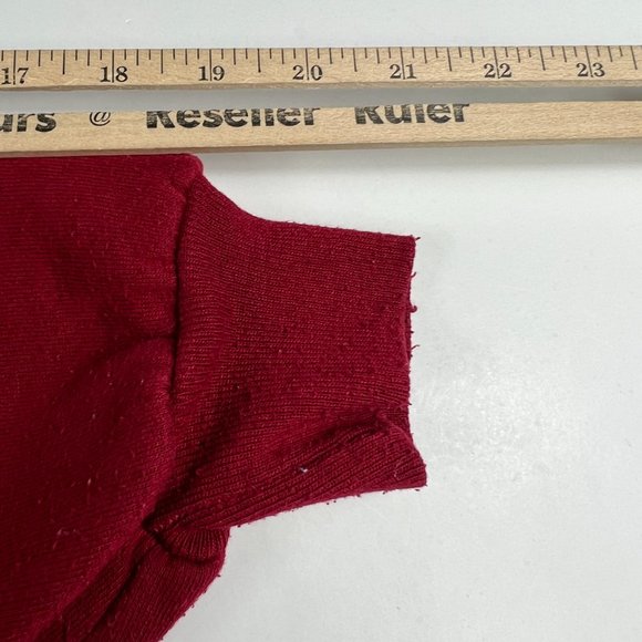 VTG 90s Team Edition Washington State Cougar Sweatshirt Extra Large Red Crewneck - Picture 10 of 15